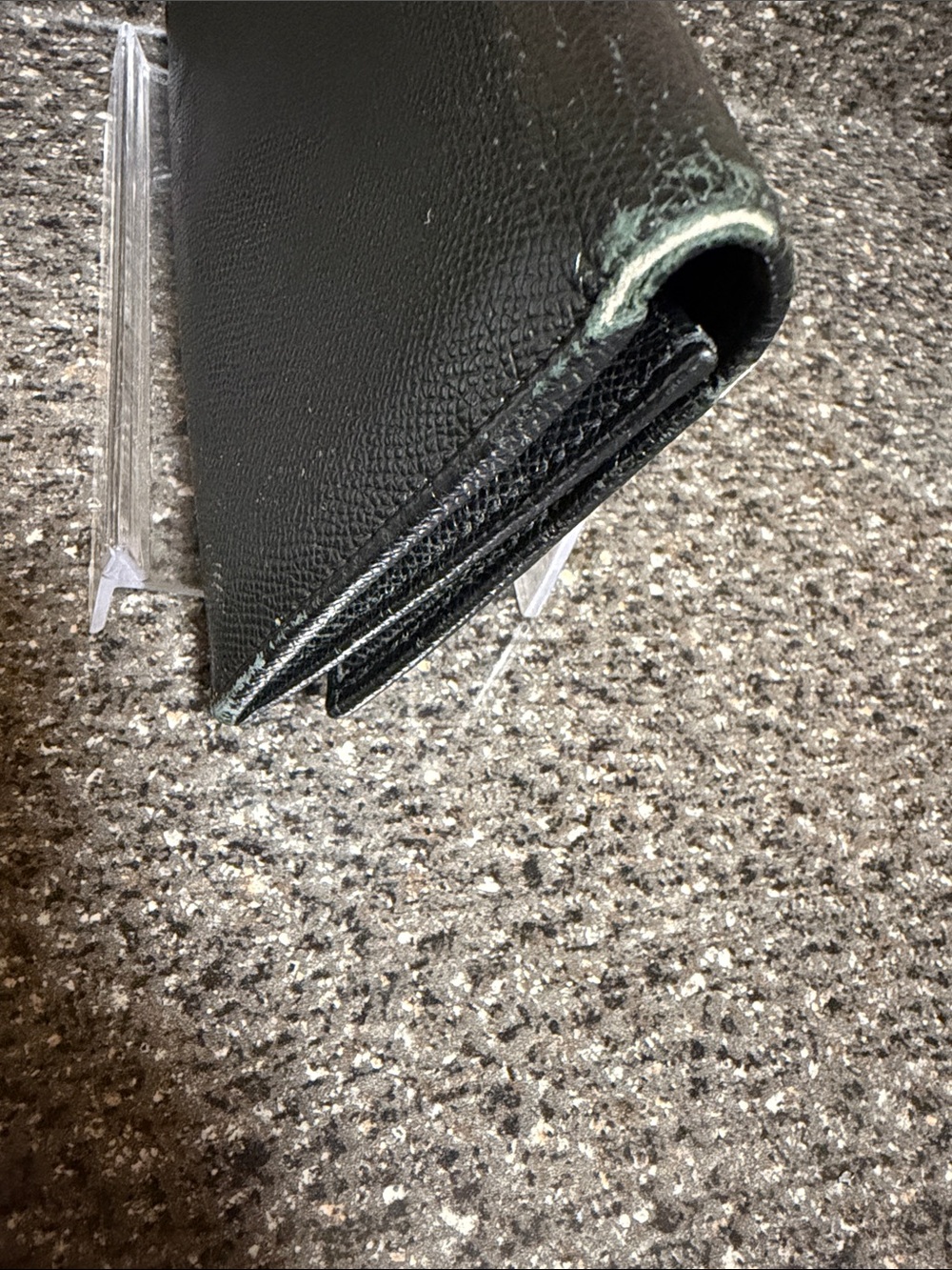 Bvlgari Bulgari Authentic Black Pebbled Leather Continental wallet - Picture 4 of 12